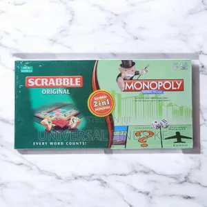 2in1 Monopoly Game + Scrabble Word Game