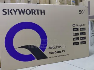 Skyworth 50q6500 50inch Qled Smart TV Uhd Google TV Frameless