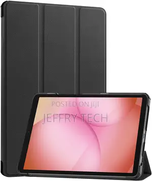 Samsung Galaxy Tab A11 Plus - Hard Book-Style Case - Black