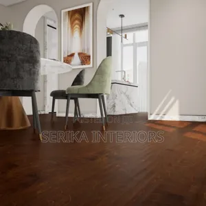 Vinyl Flooring PVC Mkeka Ya Mbao Environmental Friendly Approved