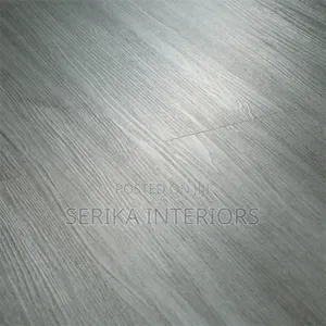 Grey Vinyl Flooring Rubber Mkeka Ya Mbao Environmental Friendly