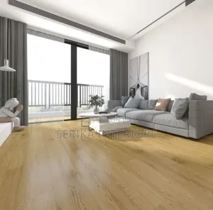 Vynil Flooring PVC Mkeka Ya Mbao Environmental Friendly Approved
