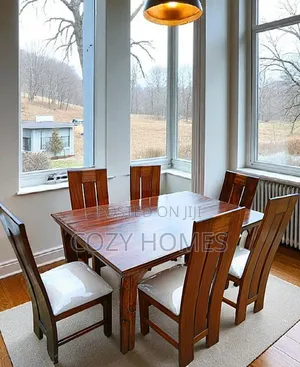 Dining Set a Lavish Wooden 6 Seater Dining Set Ready Made