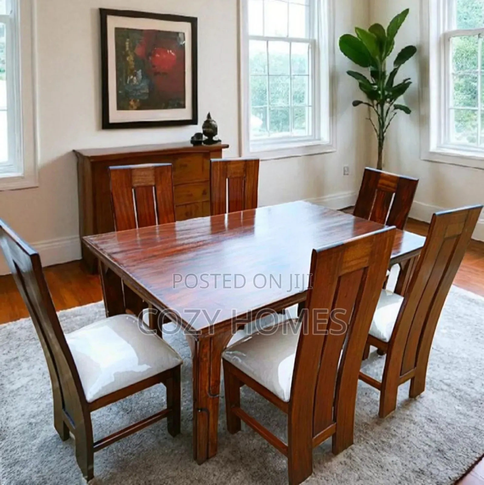 Dining Table Set a Lavish Rectangular 6 Seater Dining Table Set