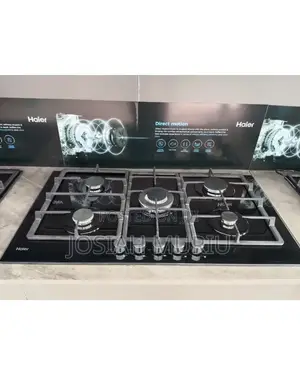 Ultra-Modern Haier 5-Burner Glass Gas Hob – Built-in Design