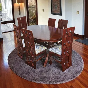 Dining Table Set a Modernist 6 Seater Dining Table Set