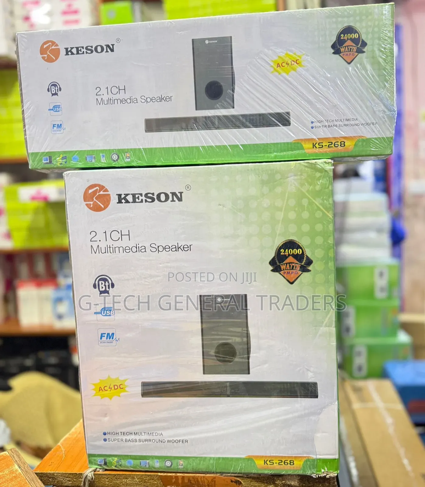 Keson 2.1ch Multimedia Speaker System 24000w