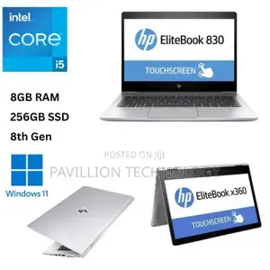 New Laptop HP EliteBook x360 830 G6 8GB Intel Core i5 SSD 256GB
