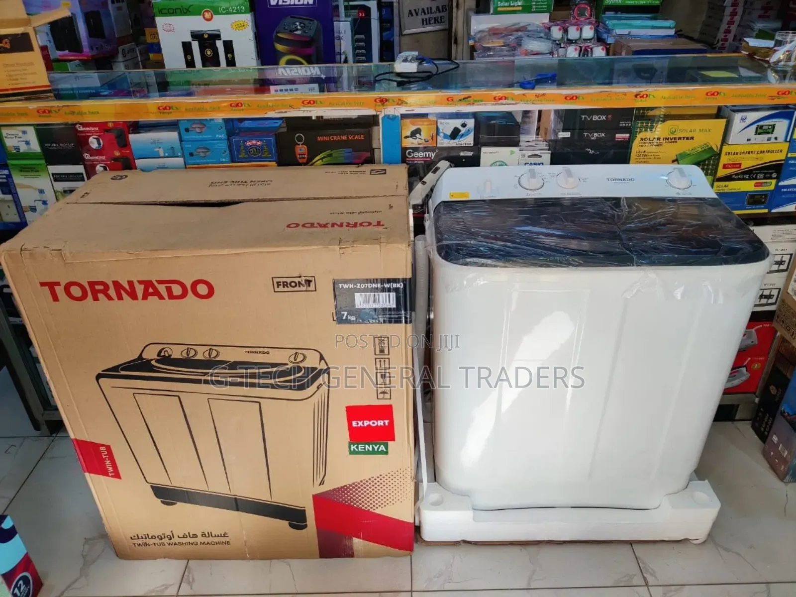 Tornado 7kg Twin Tub Top Loader Semi Automatic Washing Machine