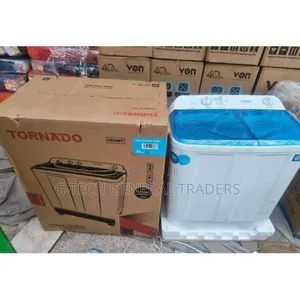 Tornado 10kg Top Loader Twin Tub Wash And Spin Washing Machine