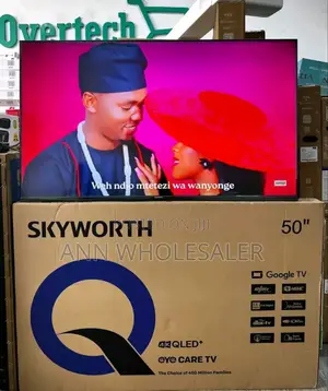 Skyworth 50-inch Qled Smart Tv 4k Uhd Google Tv Frameless