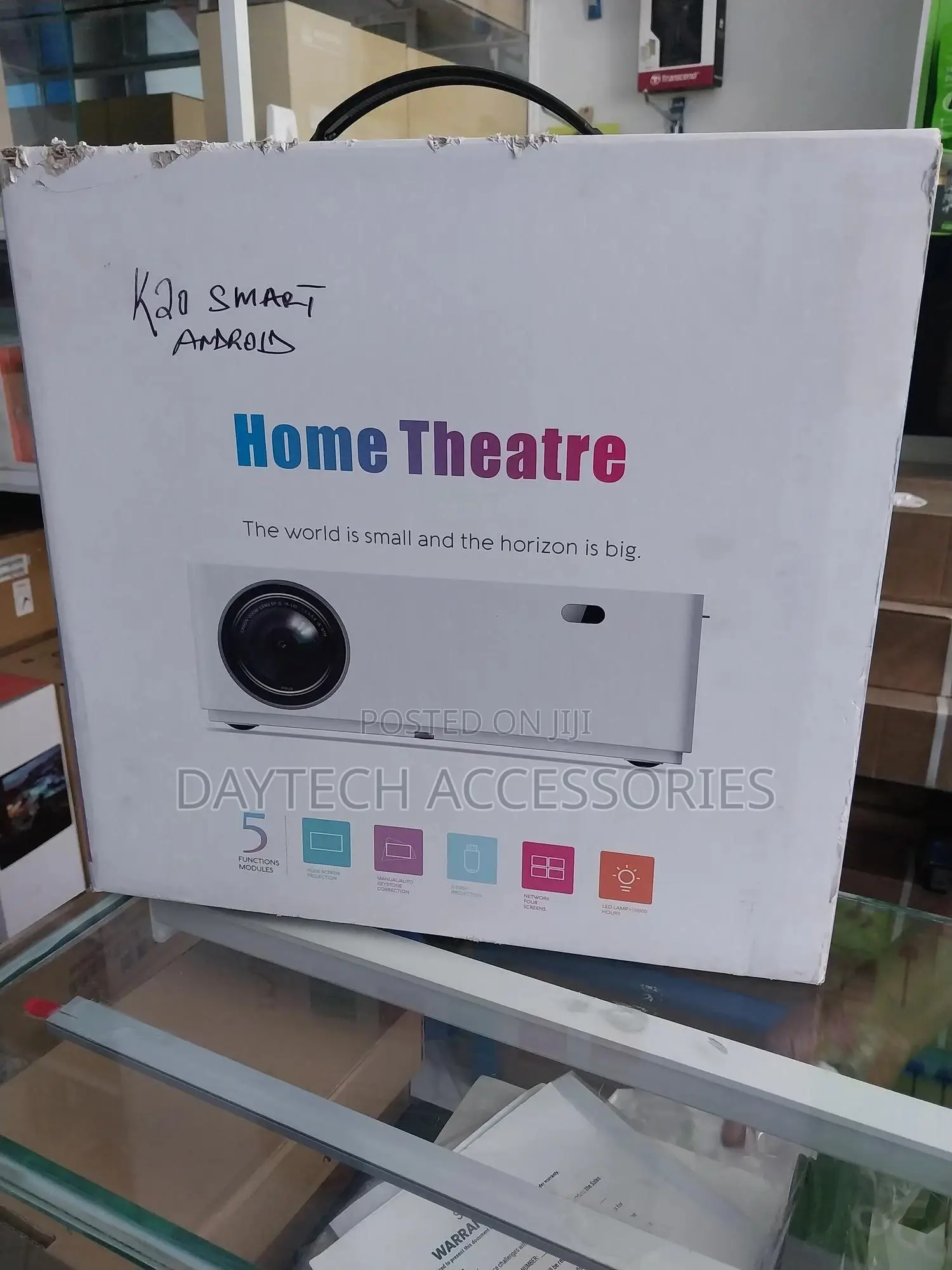 Byintek Basic Full Hd Projector - White