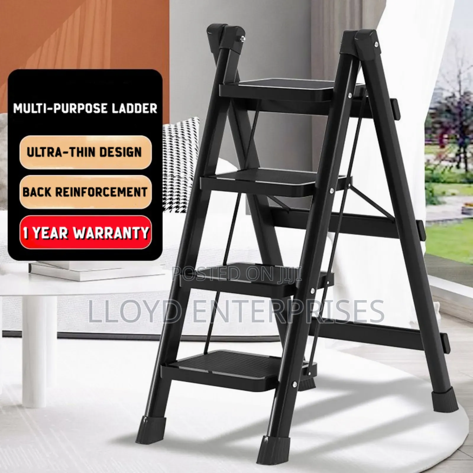 4 Step Household Folding Ladder