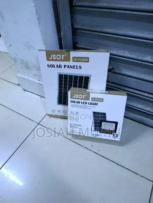 200w Jsot Solar Floodlight With Light Sensor