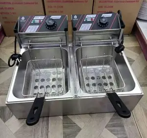 Nunix Electric Double Deep Fryer 6l+6l