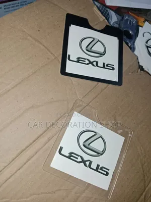 Black or Clear Self Adhesive Branded Lexus Insurance Pocket