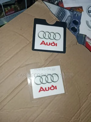 Black or Clear Audi Insurance Sticker Pocket