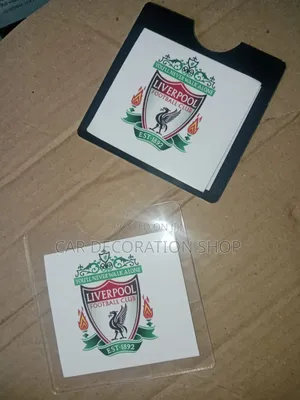 Black or Clear Liverpool Fans Self Adhesive Insurance Sticker Pocket