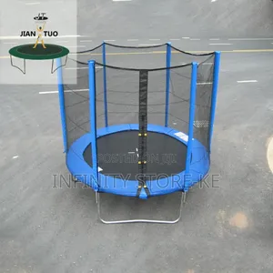 6feet Trampoline With Safety Net Spring Outdoor/Indoor Trampoline