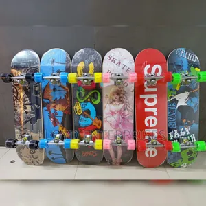 Rubber Wheel Long Skate Board