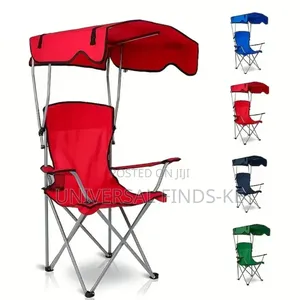 Camping Outdoor Chair With a Canopy Tent on Top Ideal Hiking/Fishing