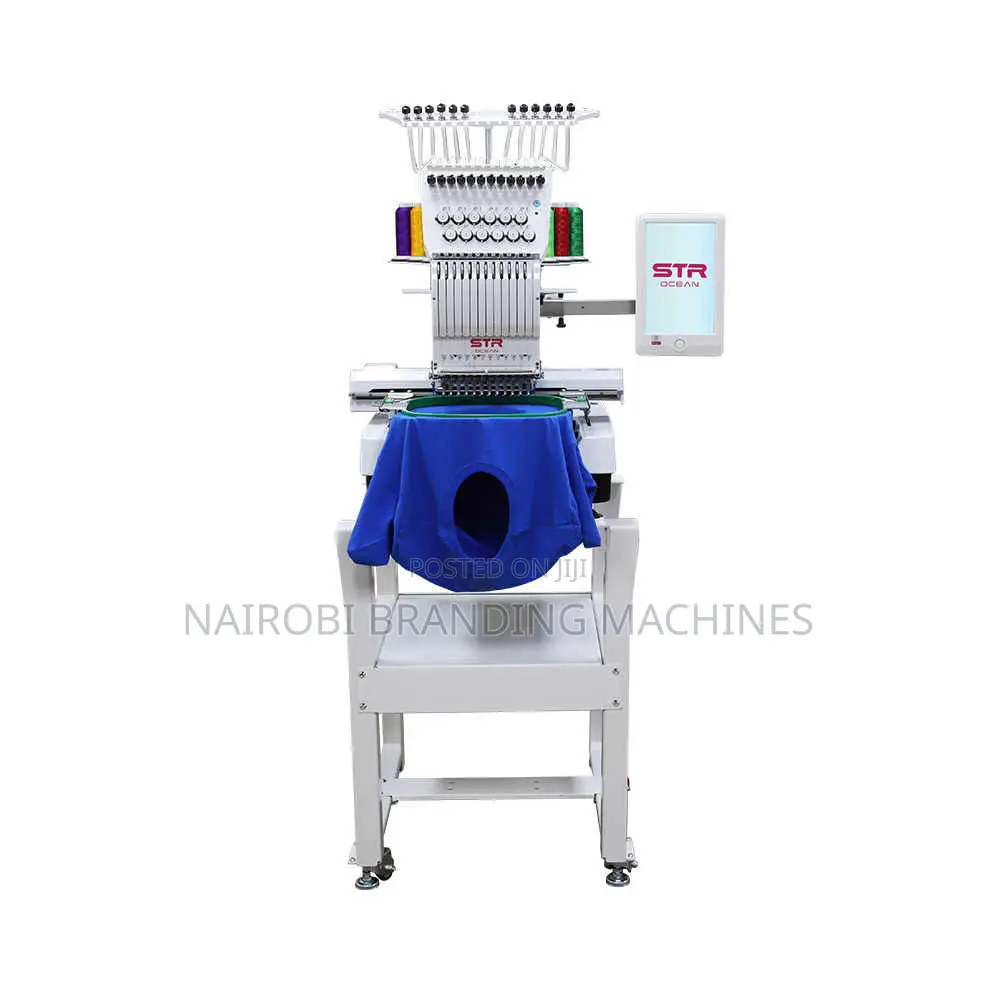 Latest 1 Head 12 Needle Embroidery Machine - Multi-Functional