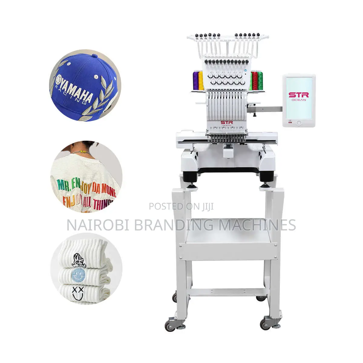 Latest 1 Head 12 Needle Embroidery Machine - Multi-Functional