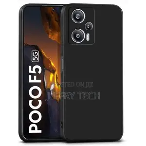 Silicon Back Case for Redmi Xiaomi Poco F5 5g .Black