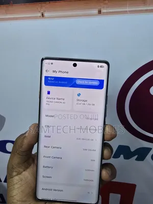 Tecno Camon 40 Pro 256 GB Gray