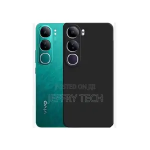 Silicon Back Case for Vivo V40 Lite 5g - Black