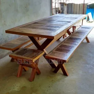 Outdoor X- Legs Rustic Table
