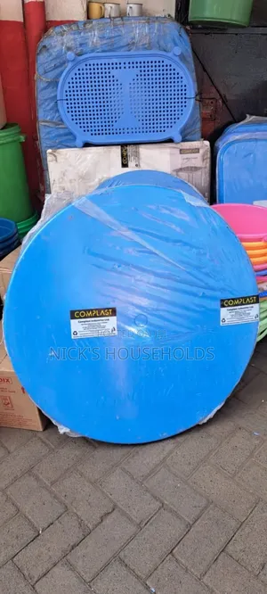 Garden Plastic Table, With a Hole for Umbrella