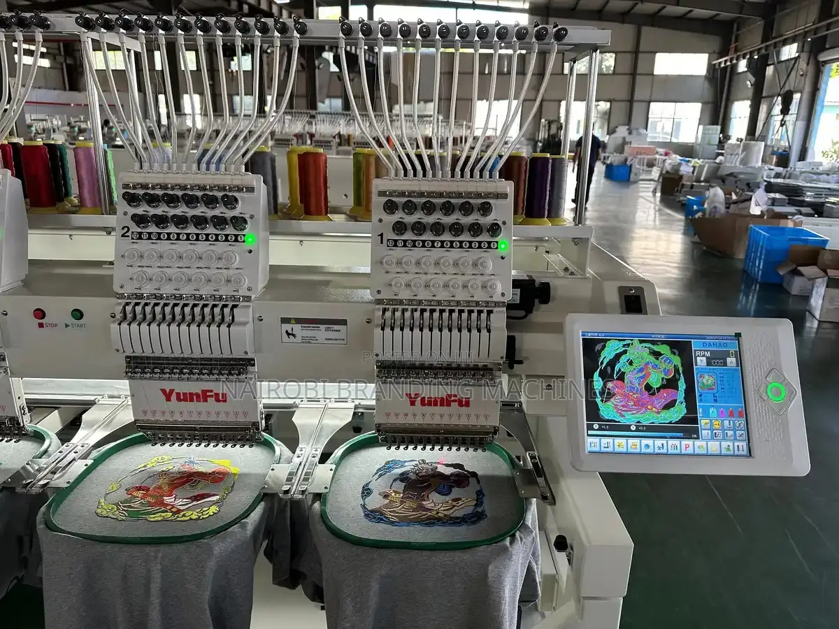 6 Heads Embroidery Machine Dahao A18 All Servo Computer Multi-Needle