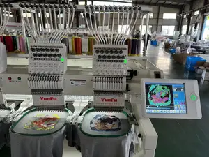 6 Heads Embroidery Machine Dahao A18 All Servo Computer Multi-Needle
