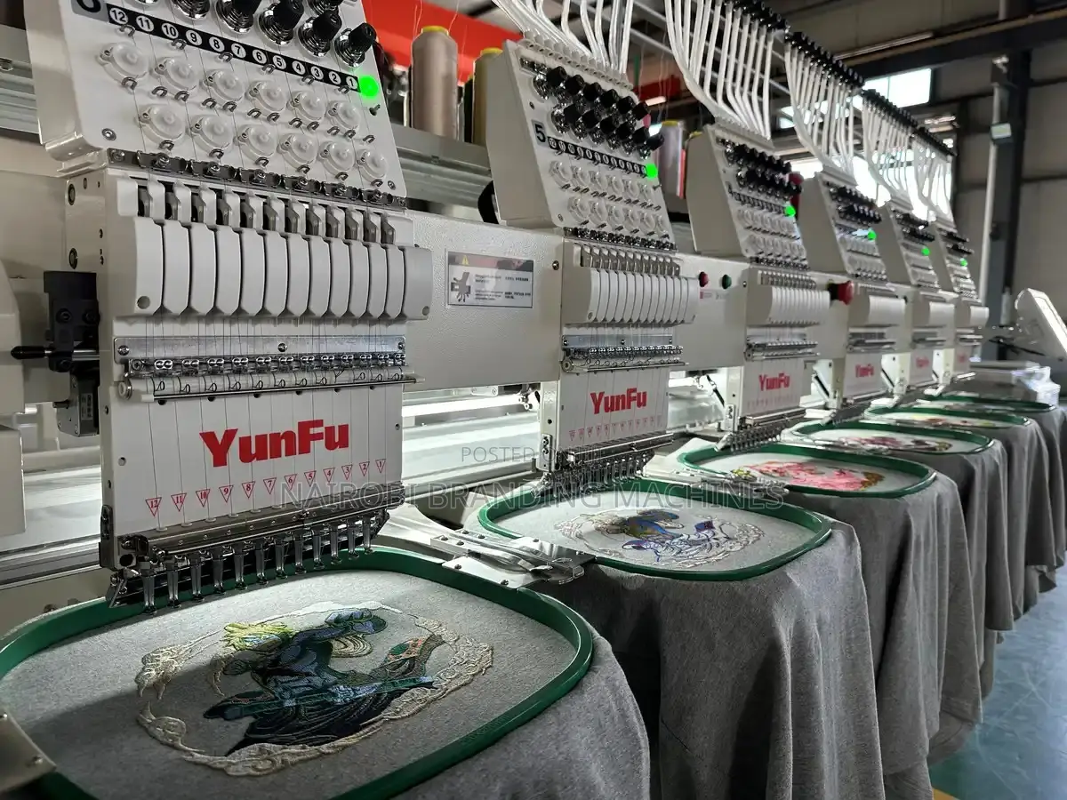 6 Heads Embroidery Machine Dahao A18 All Servo Computer Multi-Needle