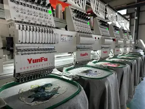 6 Heads Embroidery Machine Dahao A18 All Servo Computer Multi-Needle
