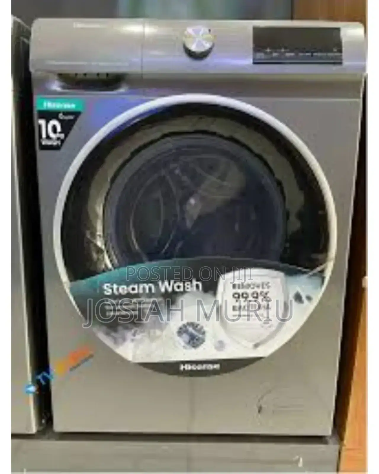 Front Load Full Automatic 10kg Washer ,6kg Dryer Hisense Machine