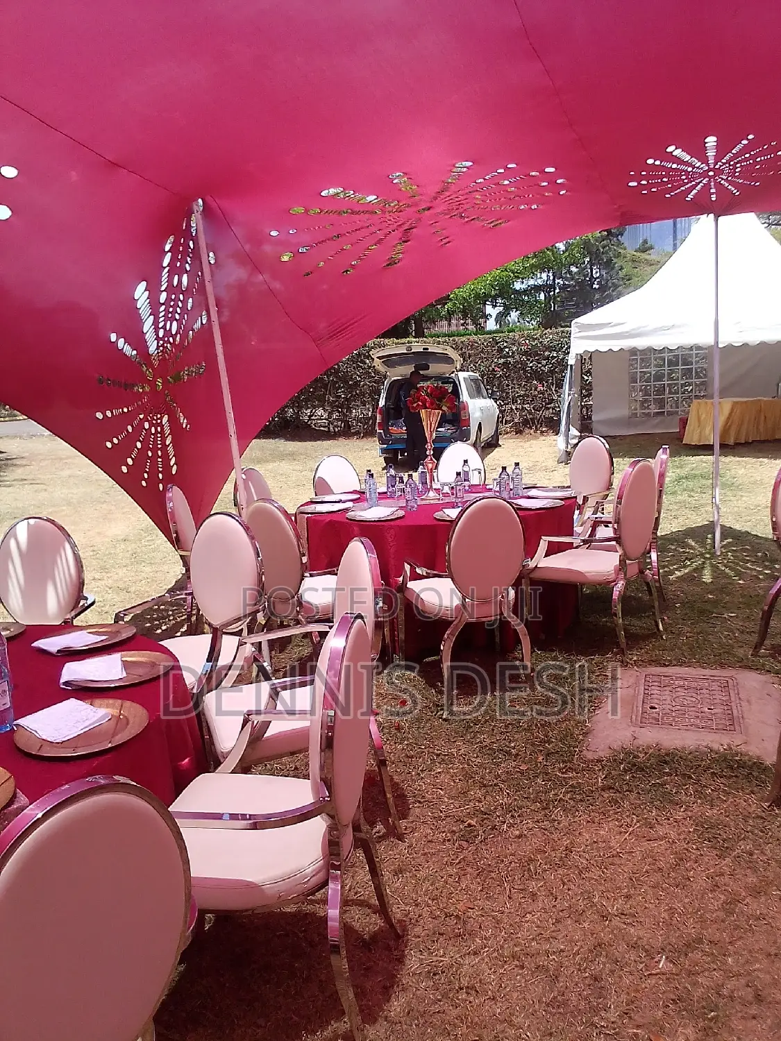 Tent, Chairs and Tables