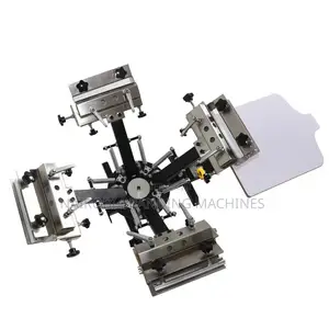 1 Station 4 Color Octopus Screen Printing Machine Manual Grade