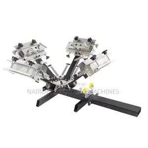 1 Station 4 Color Octopus Screen Printing Machine Manual Grade