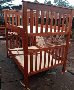 Pure Solid Mahogany Wood Bunk Bed 4x6 Top Bottom