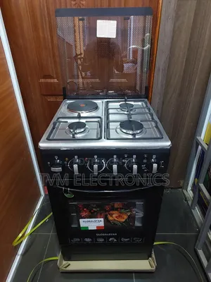 Globalstar Black 50*55 Jet 3+1 Standing Cooker With Electric Oven