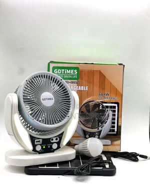 Gdtimes 6-Inch Rechargeable Box Fan