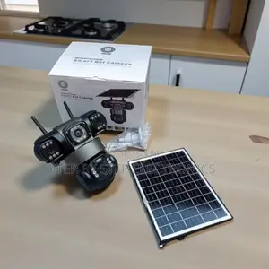 V380 Pro 12mp Solar 4g PTZ Triple Lens Camera With Color Night Vision