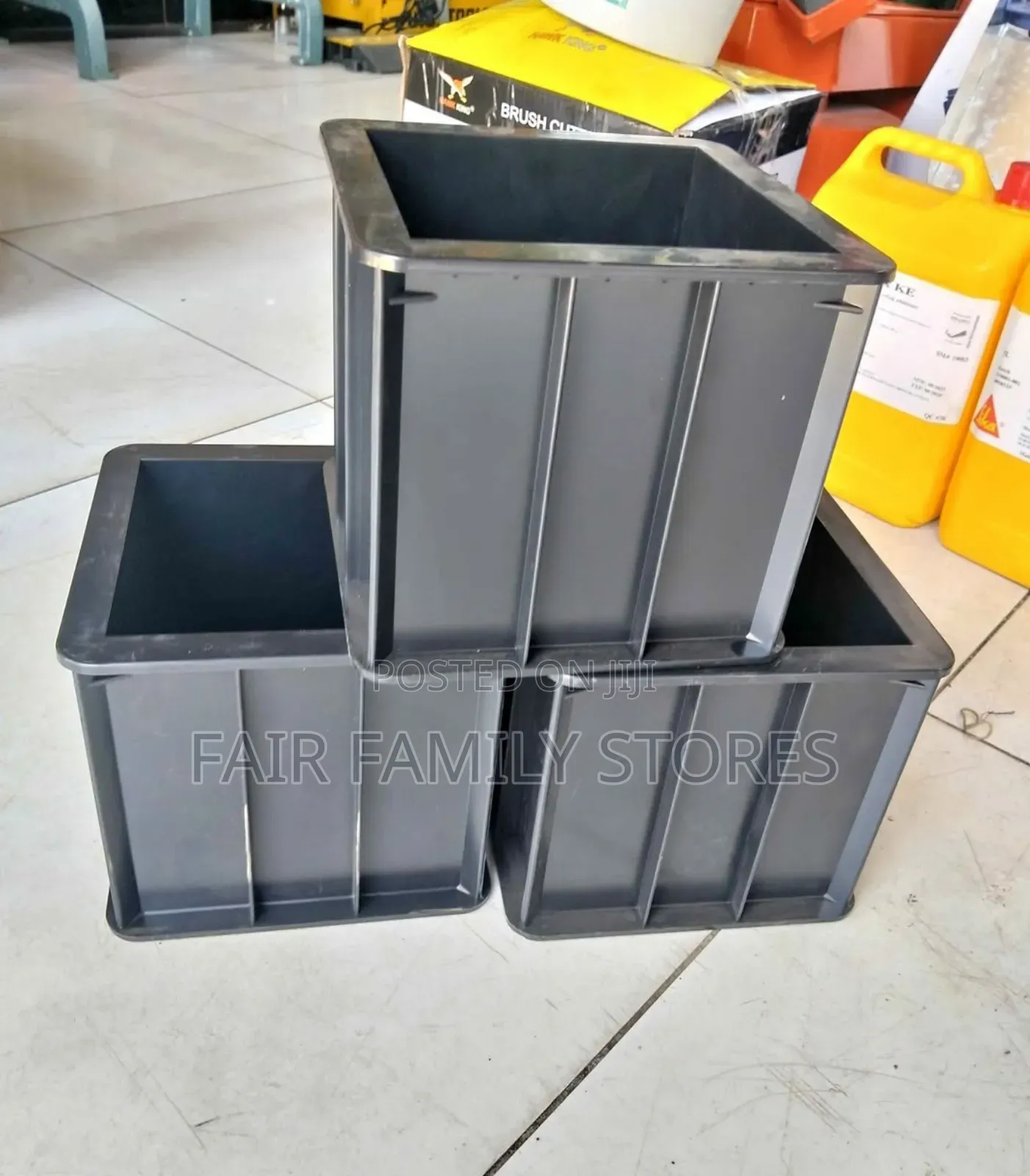 Concrete Plastic Cube Moulds
