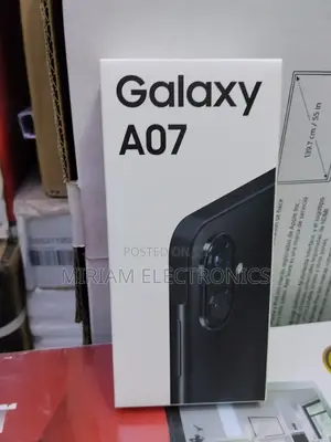 New Samsung Galaxy A07 4G 128 GB Black
