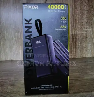 Pixor Power Bank 22.5w 40000mah