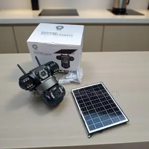 Solar Energy 4g Triple Lens PTZ Outdoor Surveillance Solar CCTV Camera