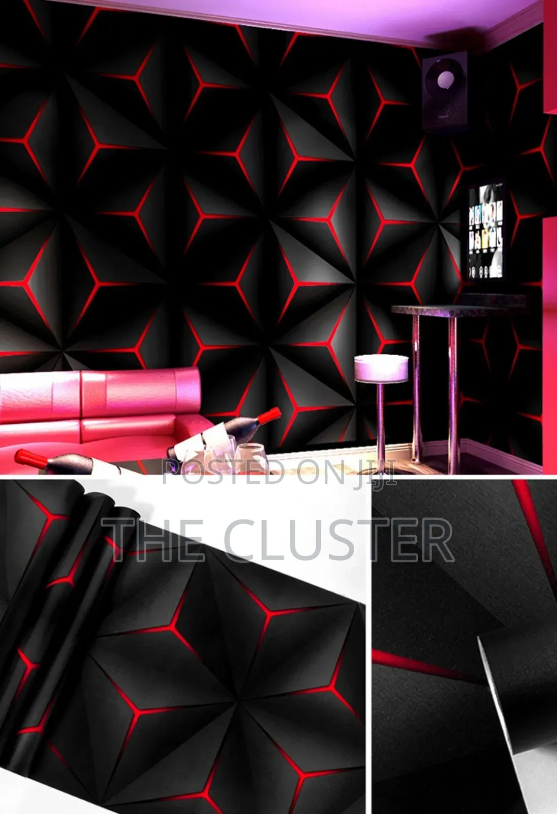 Elegant Damask, Modern Lines and Bond 3d Wallpapers