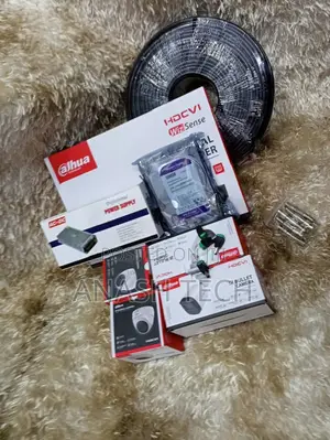 4 Dahua Complete Camera Set Wifi Enabled Cameras Outdoor and Indoor